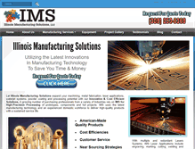 Tablet Screenshot of illinoismanufacturingsolutions.com